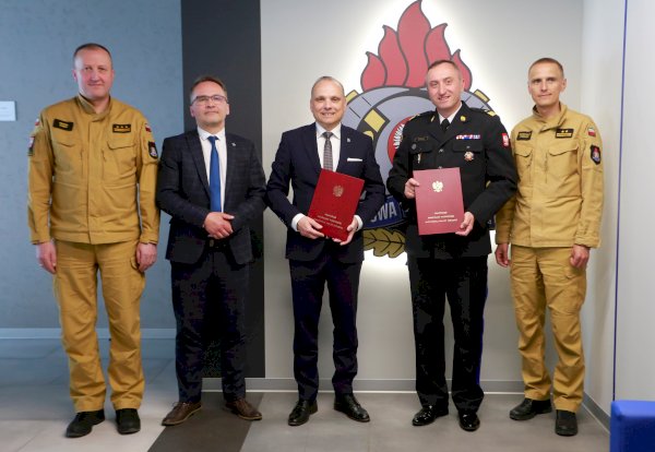 List intencyjny o współpracy z Komendą Wojewódzką Państwowej Straży Pożarnej w Krakowie